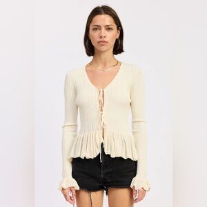 Delicate Drift Tie Top NWT